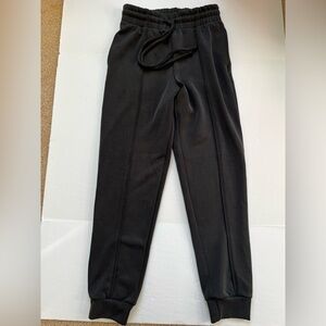 Nux Los Angeles Size XSmall Sleek Fabric Black Jogger Sweatpants